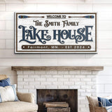 Lake House Sign XII - Tailored Canvases - Flyclothing LLC