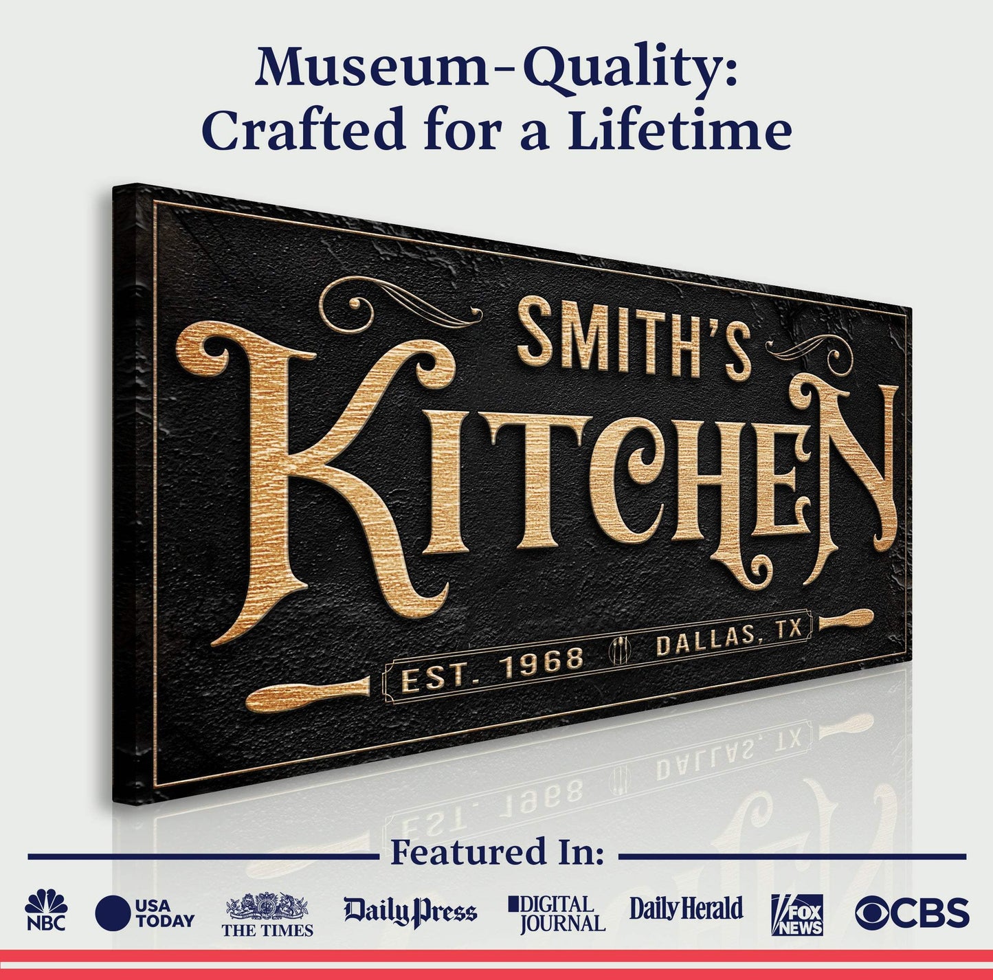 Kitchen Sign VIII - Tailored Canvases - Flyclothing LLC