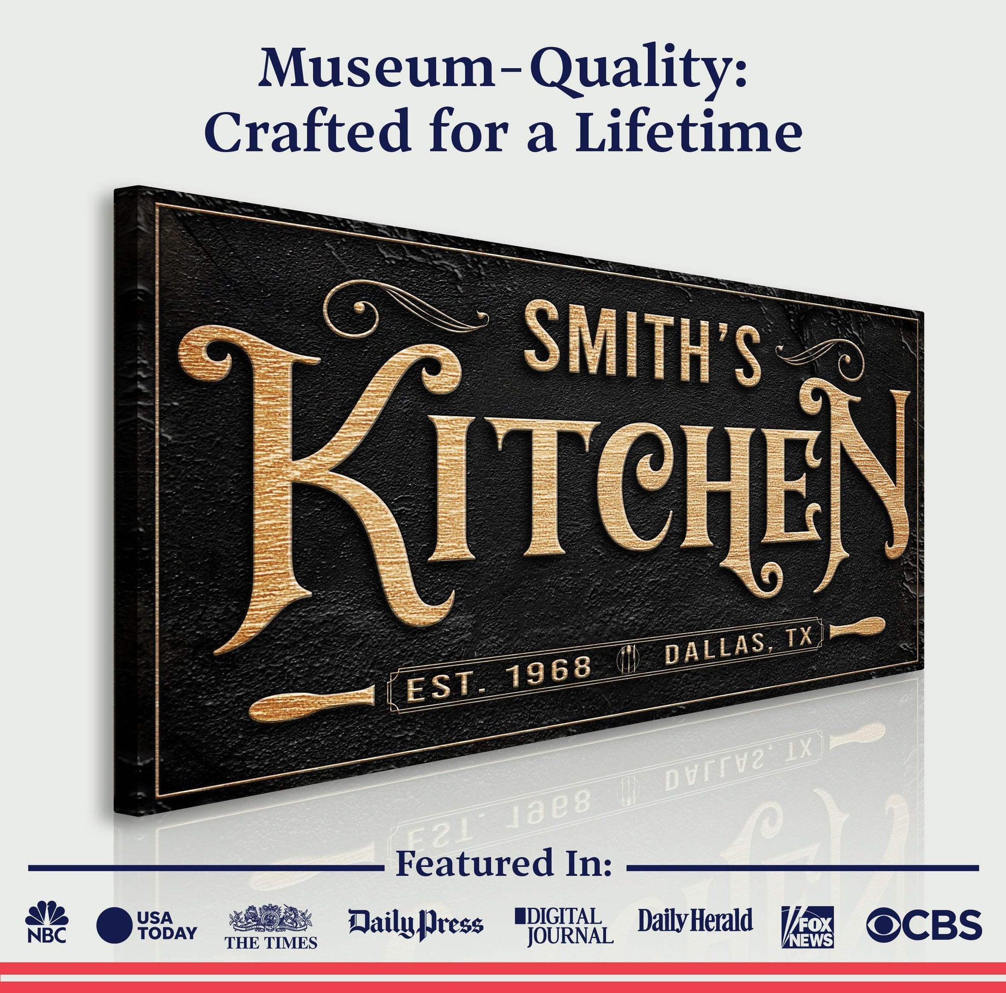 Kitchen Sign VIII - Tailored Canvases - Flyclothing LLC