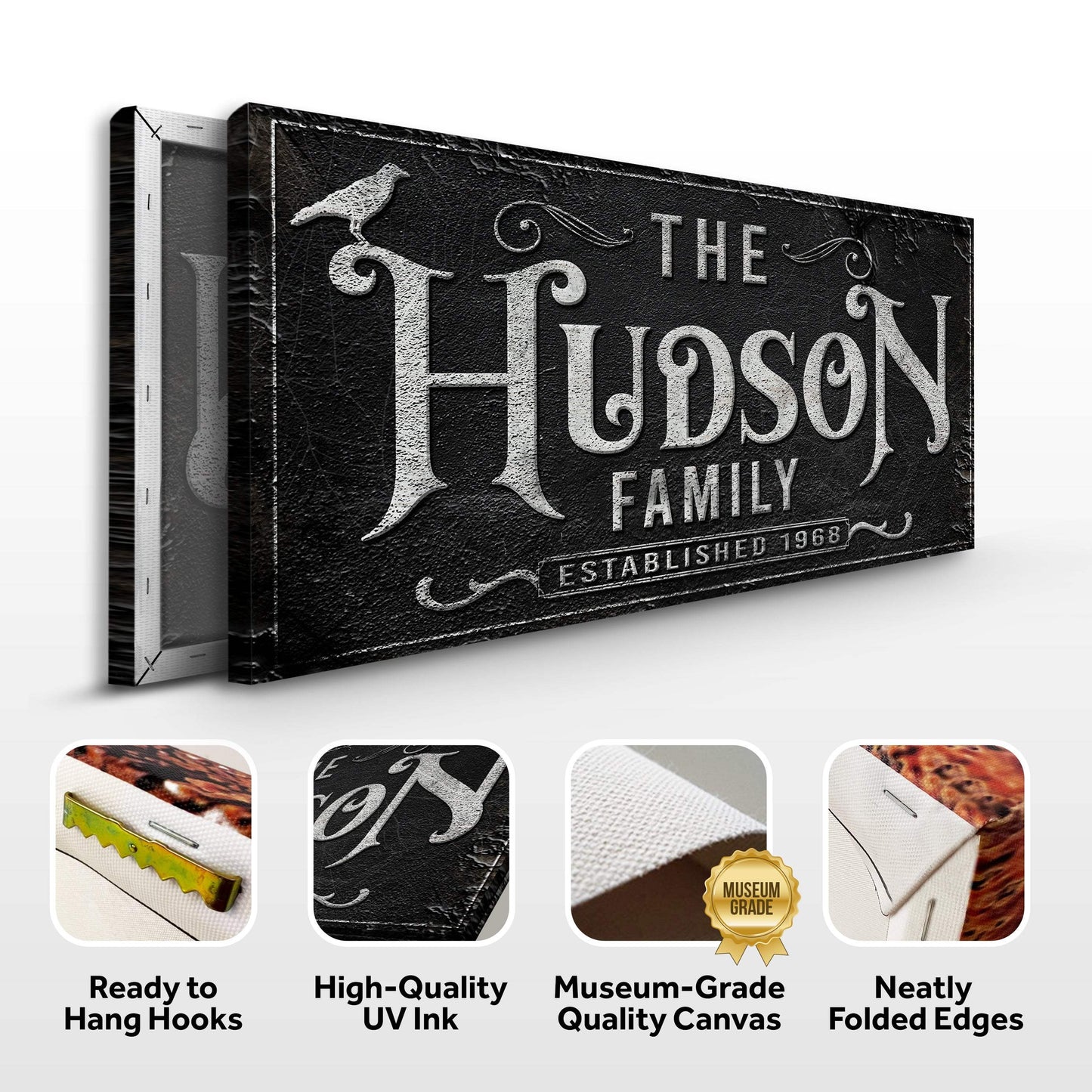Personalized Gothic Sign IV - Tailored Canvases - Flyclothing LLC