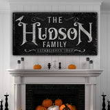 Personalized Gothic Sign IV - Tailored Canvases - Flyclothing LLC
