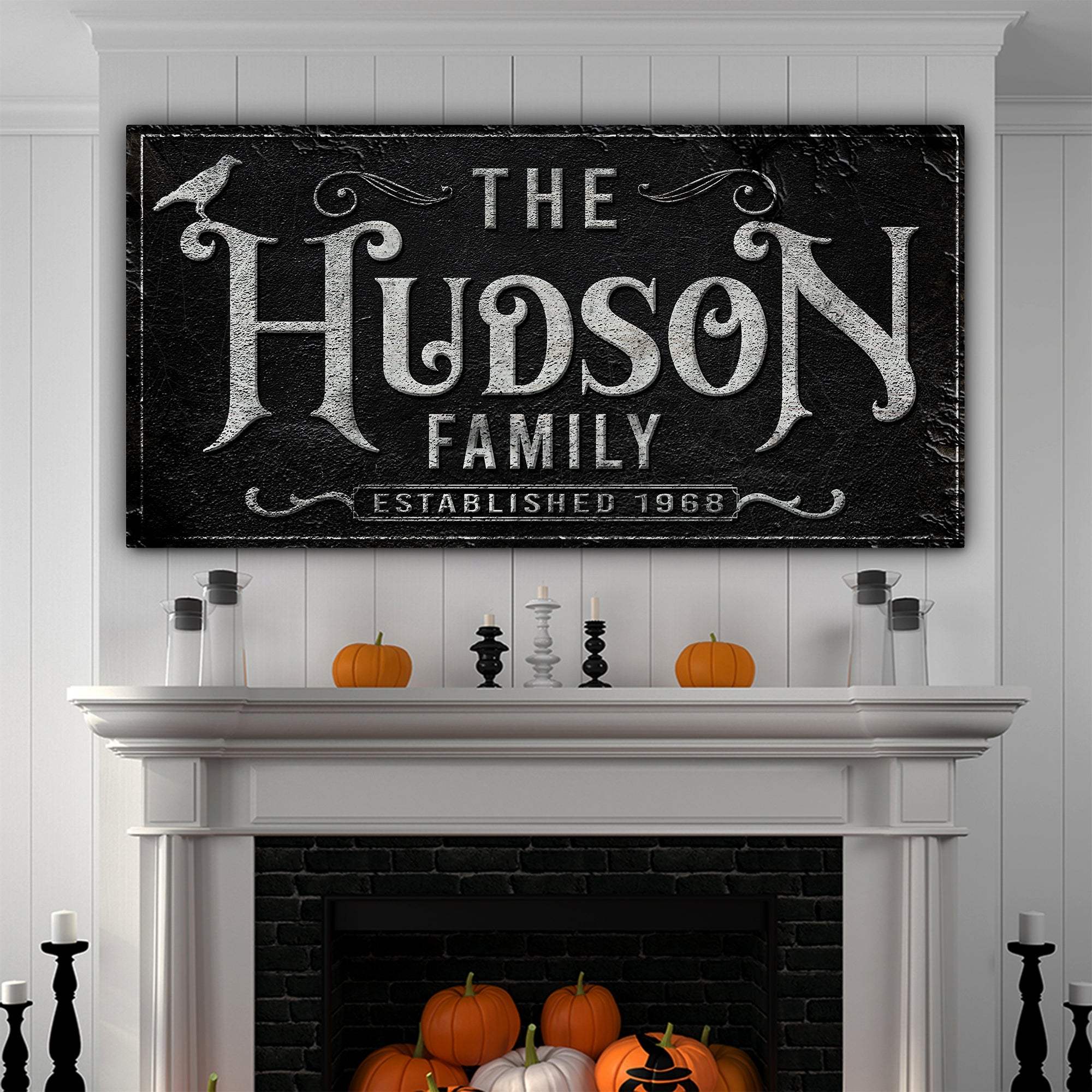 Personalized Gothic Sign IV - Tailored Canvases - Flyclothing LLC