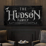 Personalized Gothic Sign IV - Tailored Canvases - Flyclothing LLC