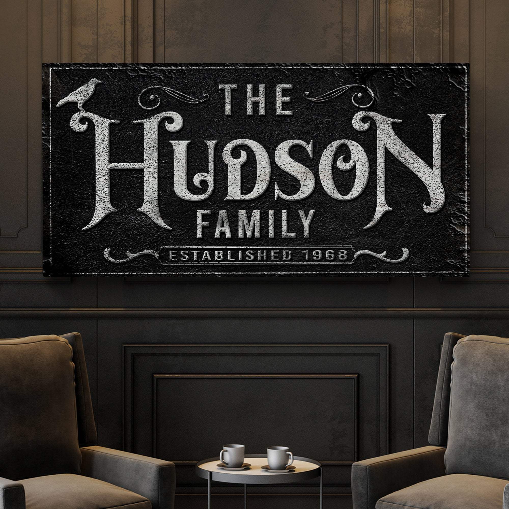 Personalized Gothic Sign IV - Tailored Canvases - Flyclothing LLC