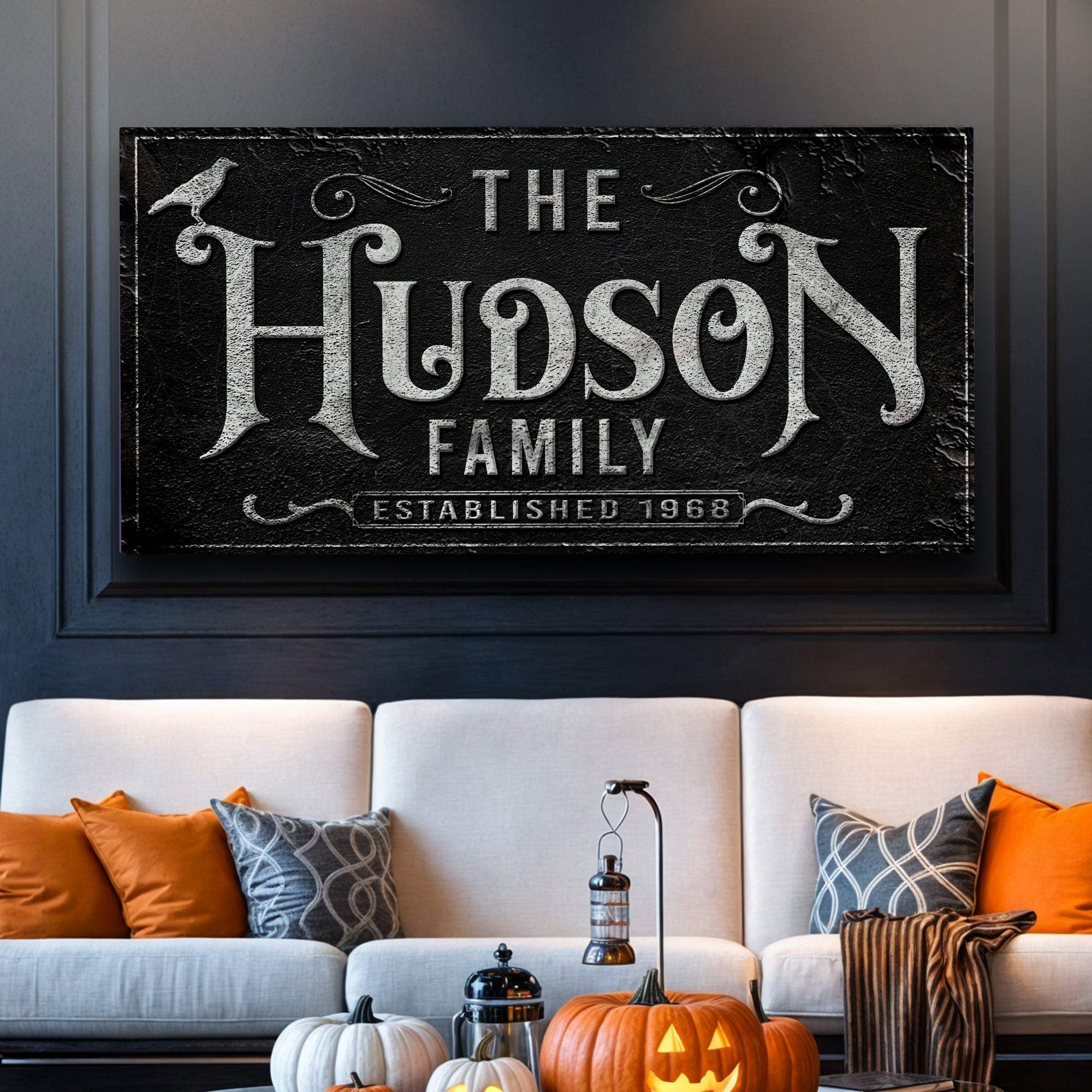 Personalized Gothic Sign IV - Tailored Canvases - Flyclothing LLC