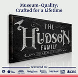 Personalized Gothic Sign IV - Tailored Canvases - Flyclothing LLC