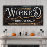 Personalized Wicked Halloween Sign II - Tailored Canvases - Flyclothing LLC