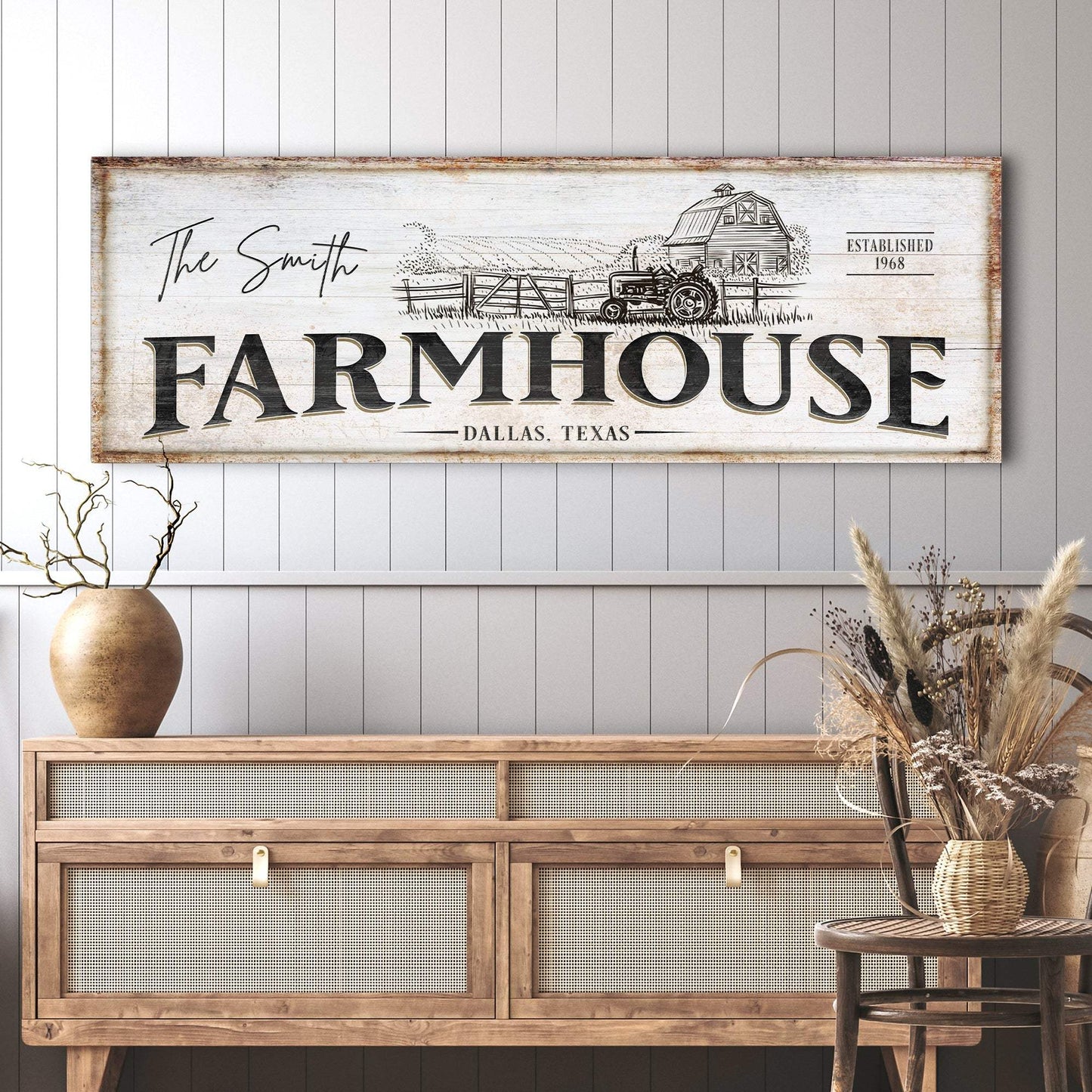 Rustic Farmhouse Sign III - Tailored Canvases - Flyclothing LLC