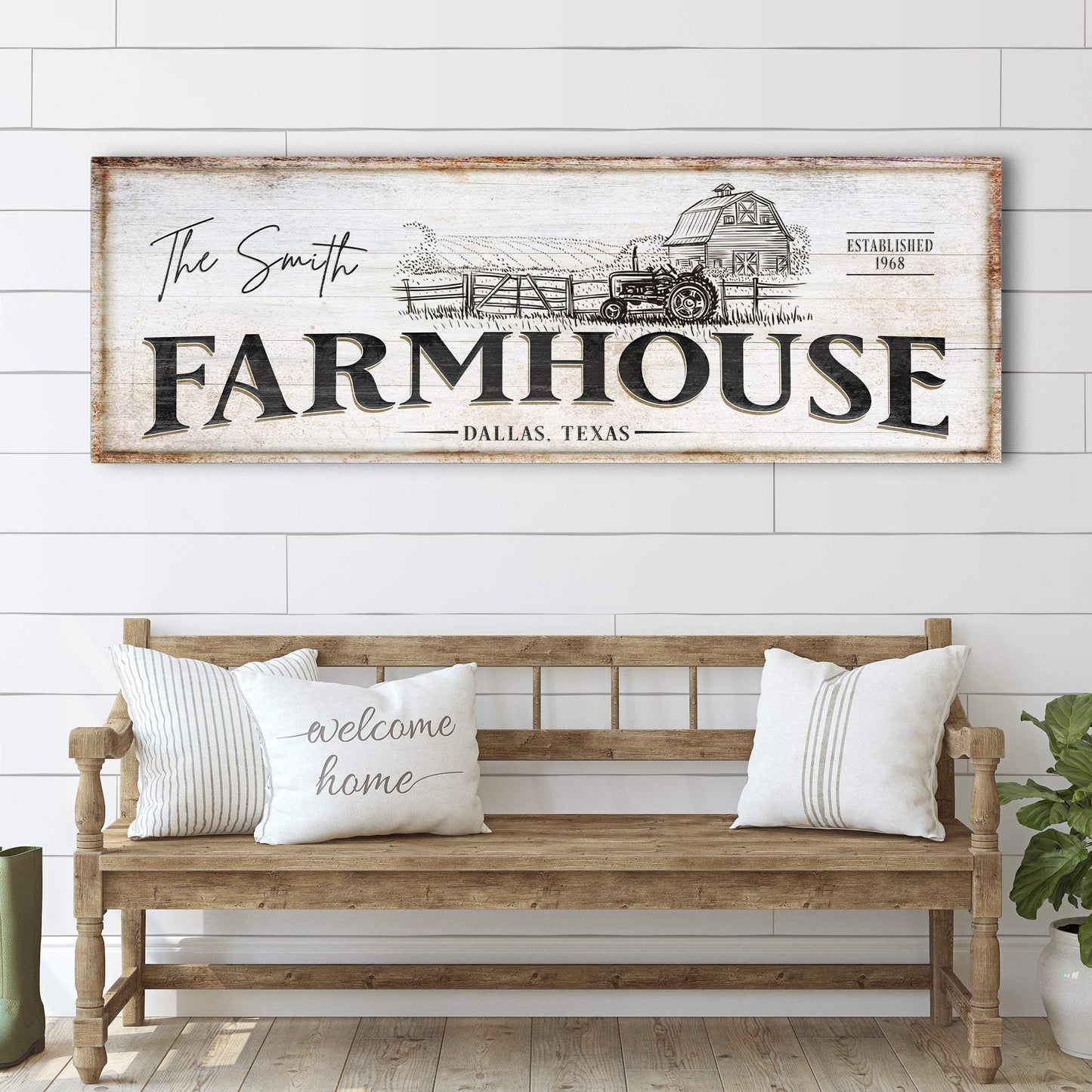 Rustic Farmhouse Sign III - Tailored Canvases - Flyclothing LLC
