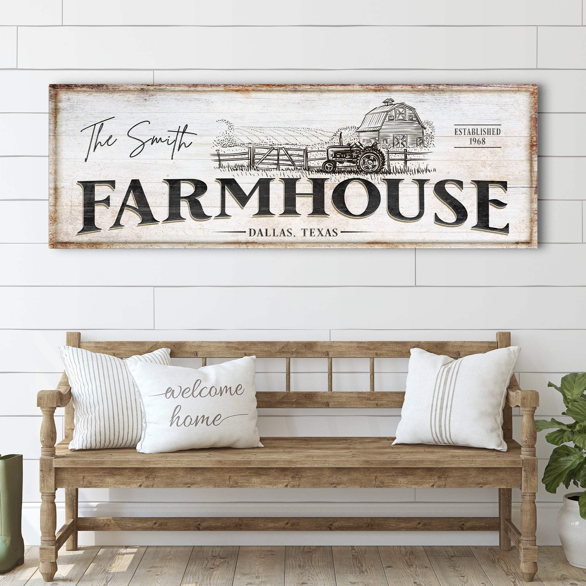 Rustic Farmhouse Sign III - Tailored Canvases - Flyclothing LLC