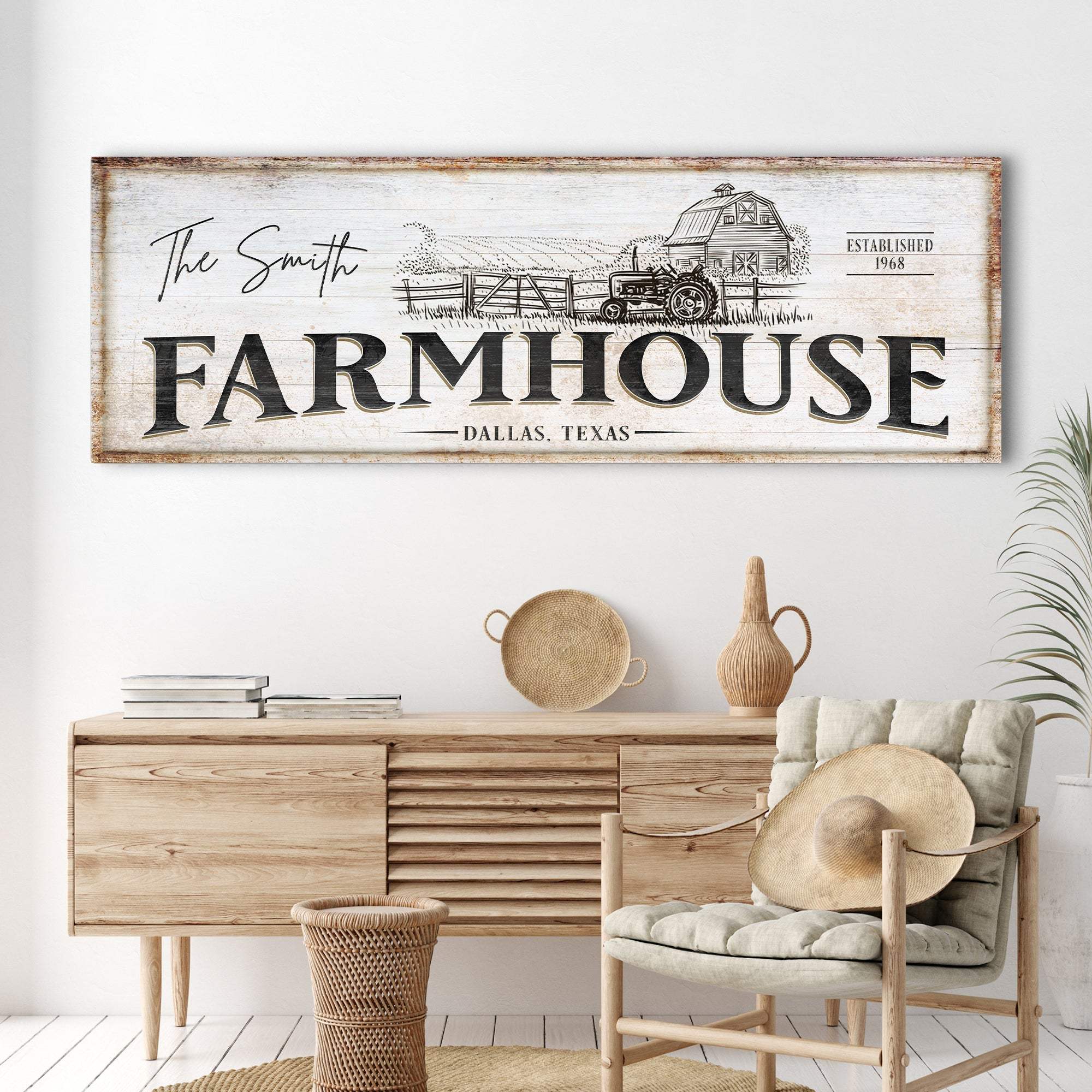 Rustic Farmhouse Sign III - Tailored Canvases - Flyclothing LLC