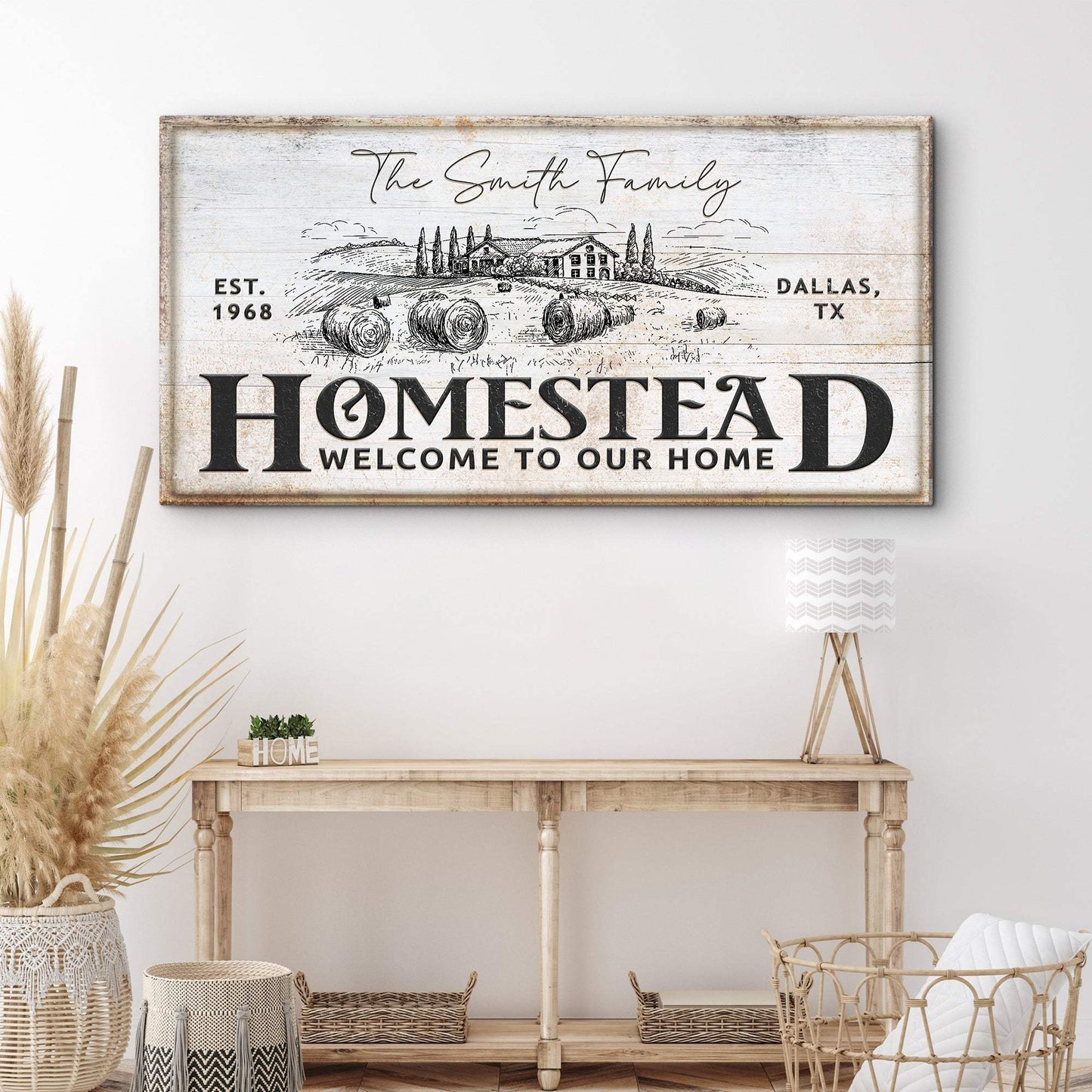 Vintage Homestead Sign IV - Tailored Canvases - Flyclothing LLC