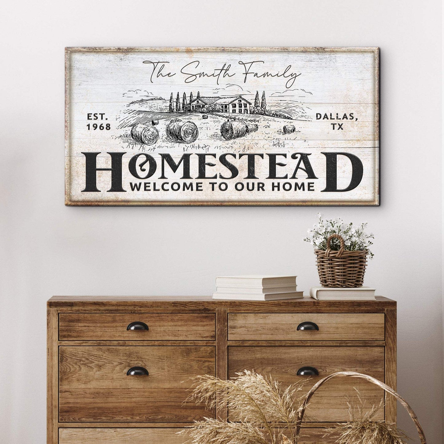 Vintage Homestead Sign IV - Tailored Canvases - Flyclothing LLC