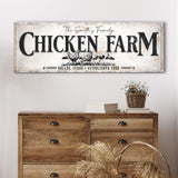 Chicken Family Farm Sign - Tailored Canvases - Flyclothing LLC