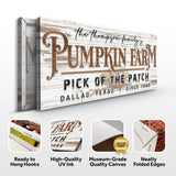 Pick Of The Patch Pumpkin Farm Sign II - Tailored Canvases - Flyclothing LLC
