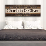 Personalized Happily Ever After Couple Sign IV - Tailored Canvases - Flyclothing LLC
