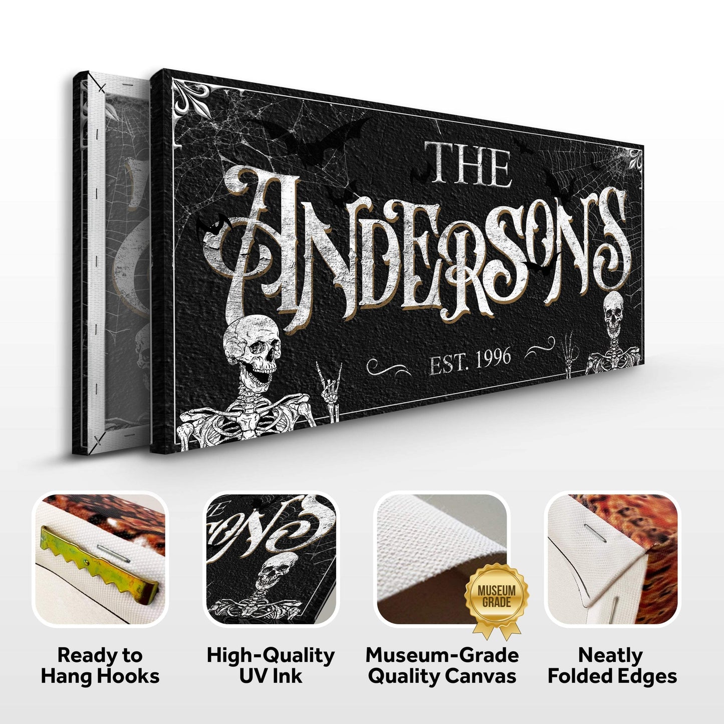 Personalized Gothic Sign V - Tailored Canvases - Flyclothing LLC