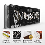 Personalized Gothic Sign V - Tailored Canvases - Flyclothing LLC