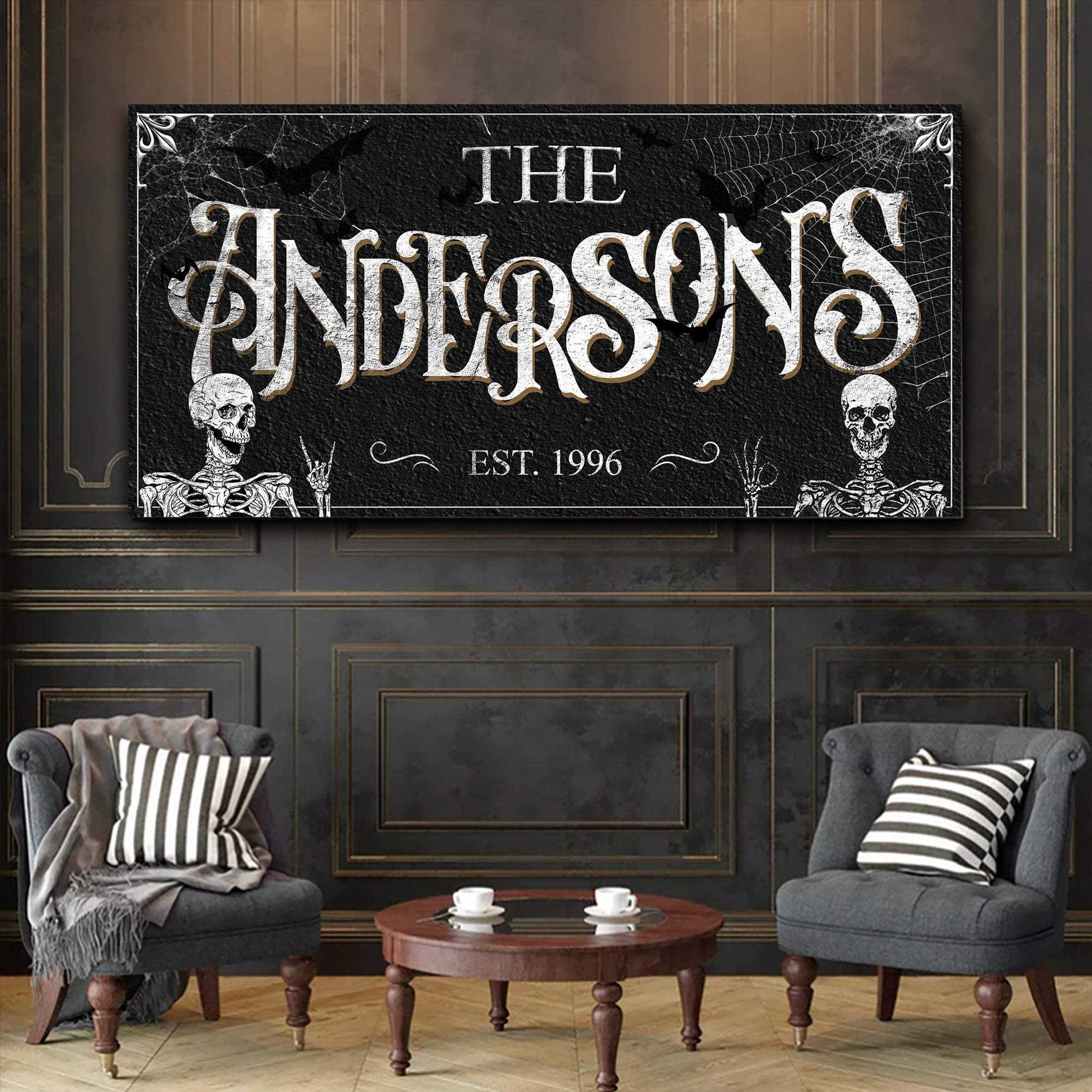 Personalized Gothic Sign V - Tailored Canvases - Flyclothing LLC