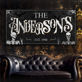 Personalized Gothic Sign V - Tailored Canvases - Flyclothing LLC