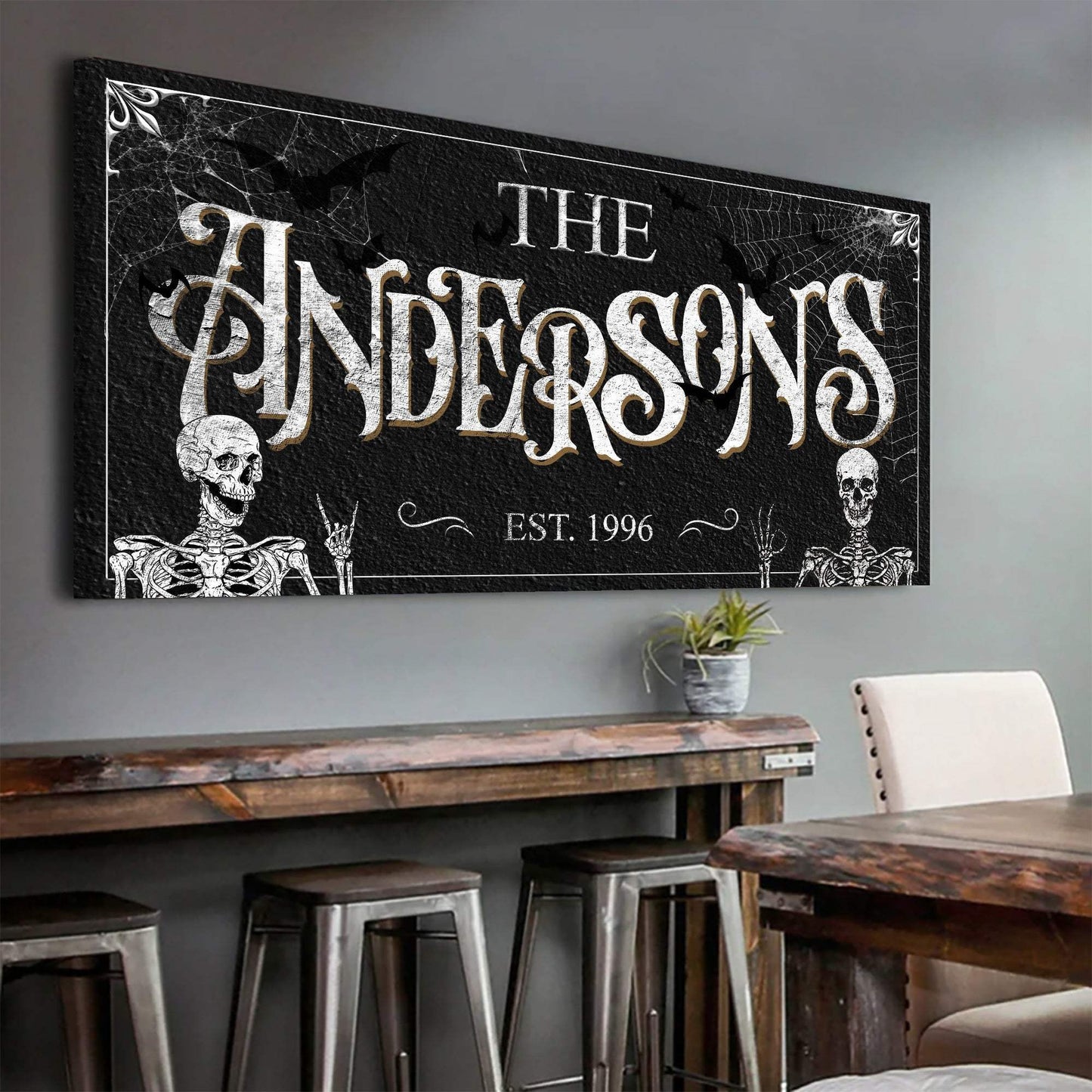 Personalized Gothic Sign V - Tailored Canvases - Flyclothing LLC