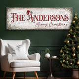 Christmas Family Name Sign II - Tailored Canvases - Flyclothing LLC