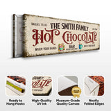 Hot Chocolate Christmas Bar Sign - Tailored Canvases - Flyclothing LLC