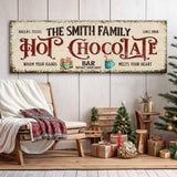 Hot Chocolate Christmas Bar Sign - Tailored Canvases - Flyclothing LLC
