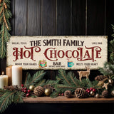 Hot Chocolate Christmas Bar Sign - Tailored Canvases - Flyclothing LLC