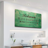 Plant Based Kitchen Sign - Tailored Canvases - Flyclothing LLC