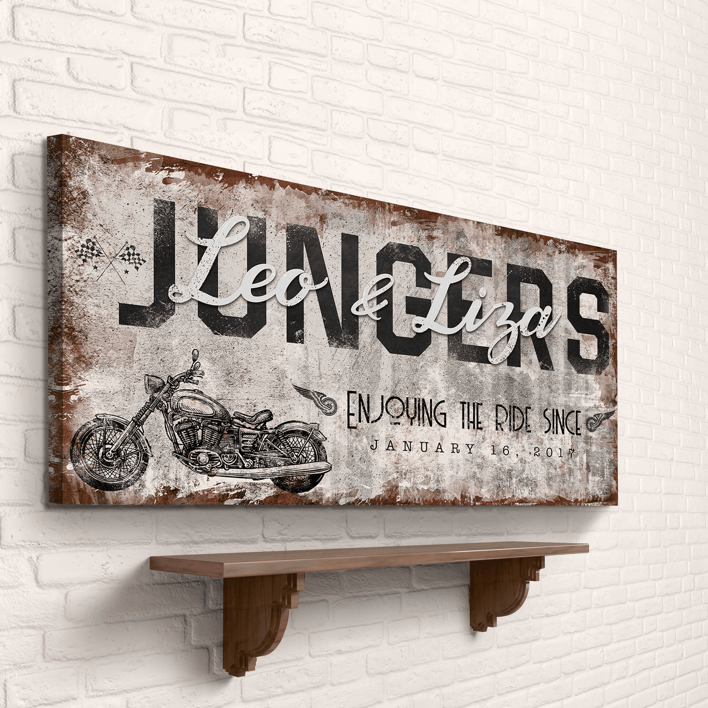 Enjoy the Bike Ride Sign - Tailored Canvases - Flyclothing LLC