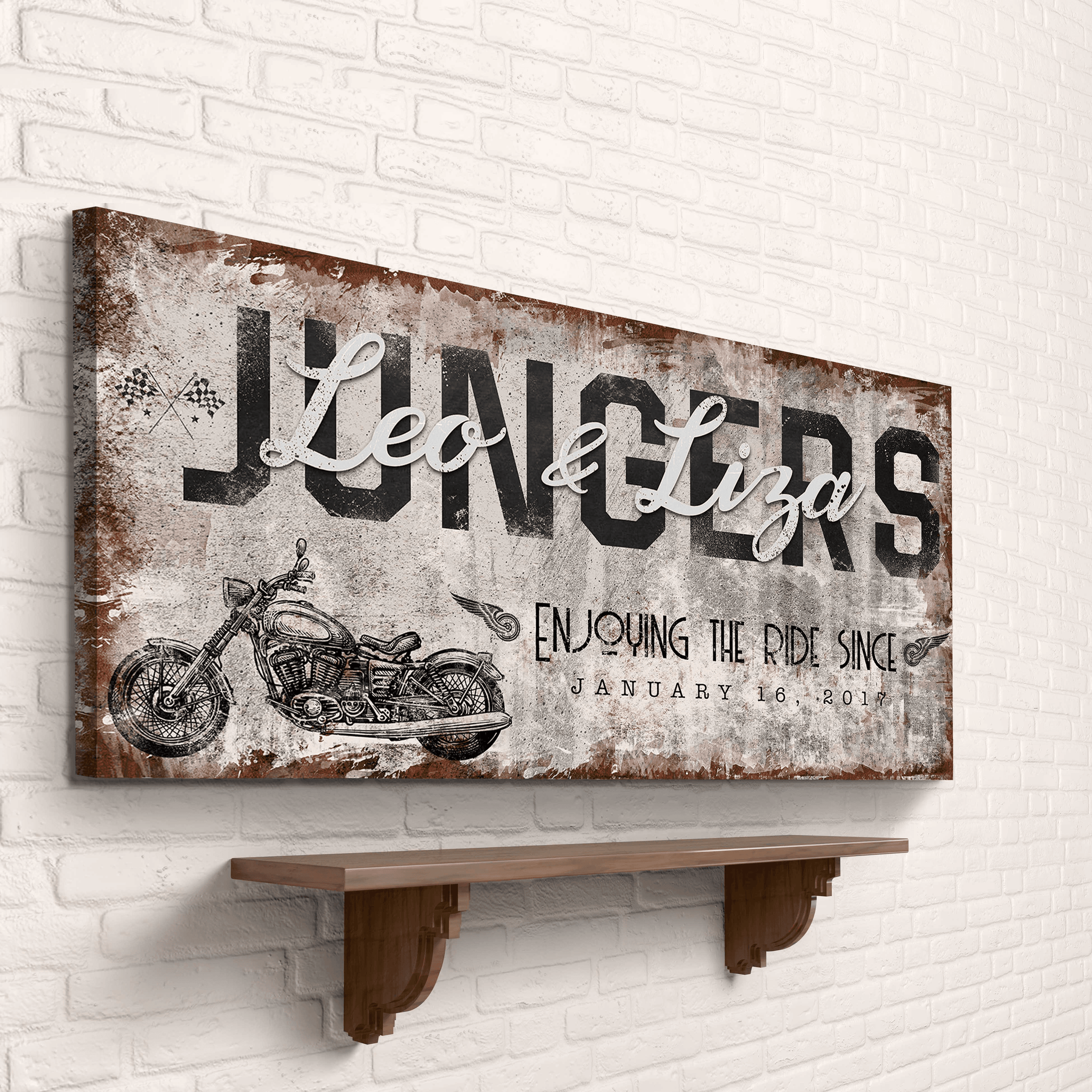 Enjoy the Bike Ride Sign - Tailored Canvases - Flyclothing LLC