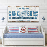Sand And Surf Sign - Tailored Canvases - Flyclothing LLC