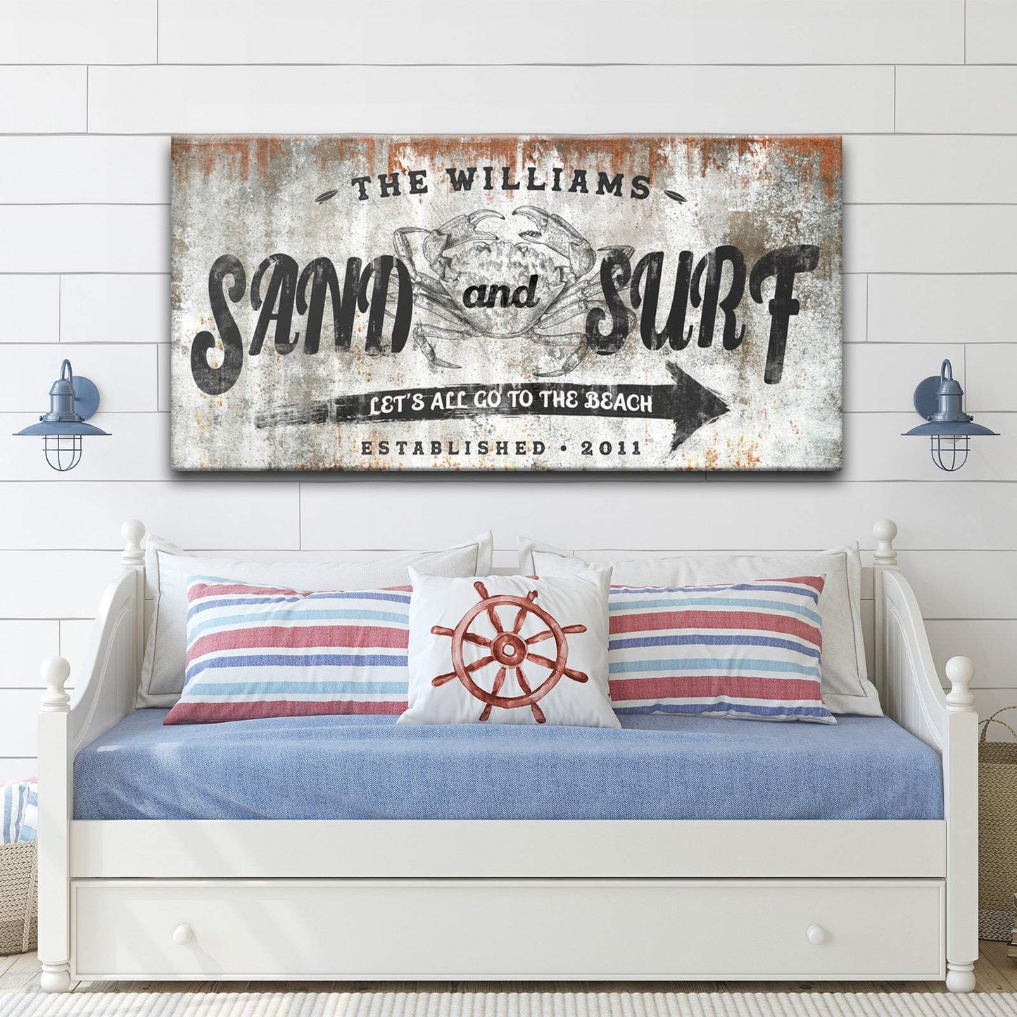 Sand And Surf Sign - Tailored Canvases - Flyclothing LLC
