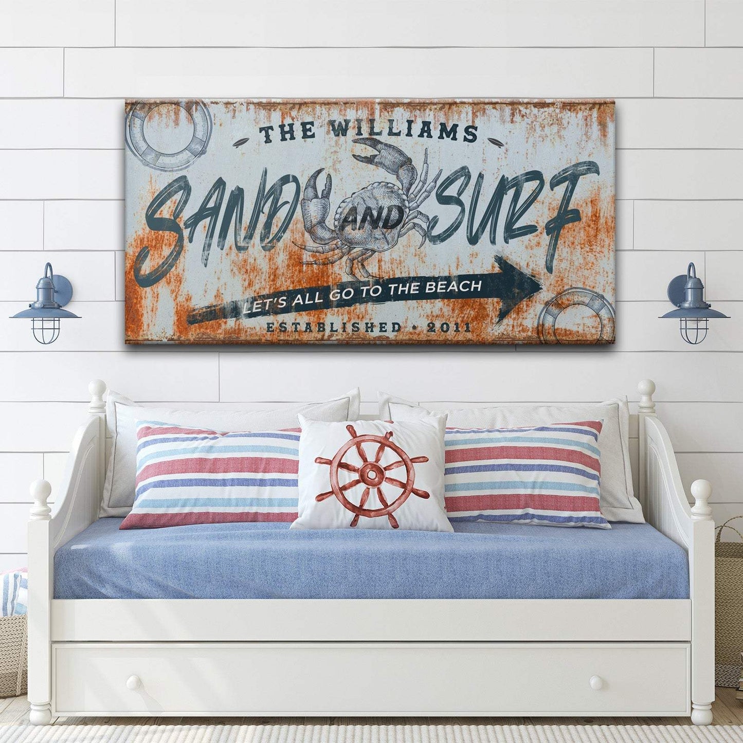Sand And Surf Sign - Tailored Canvases - Flyclothing LLC