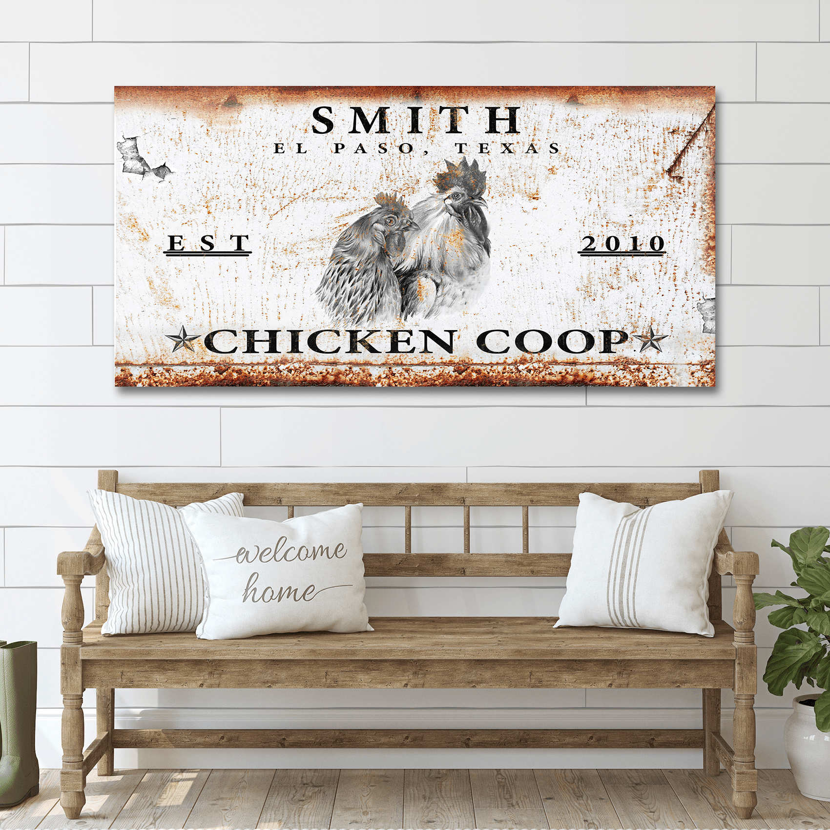 Chicken Coop Sign V - Tailored Canvases - Flyclothing LLC