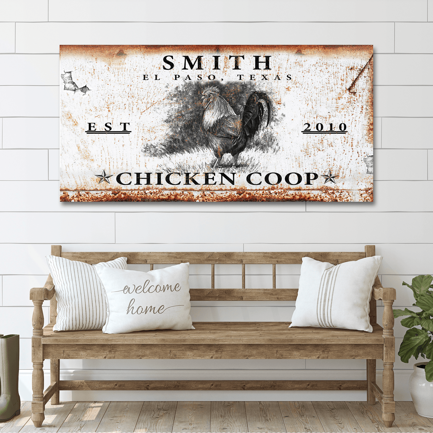 Chicken Coop Sign VI - Tailored Canvases - Flyclothing LLC