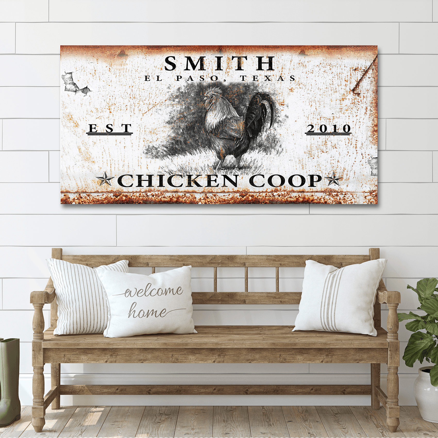 Chicken Coop Sign VI - Tailored Canvases - Flyclothing LLC