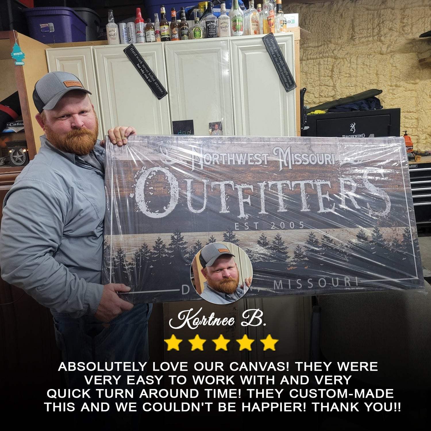 Fishing And Hunting Sign - Tailored Canvases - Flyclothing LLC