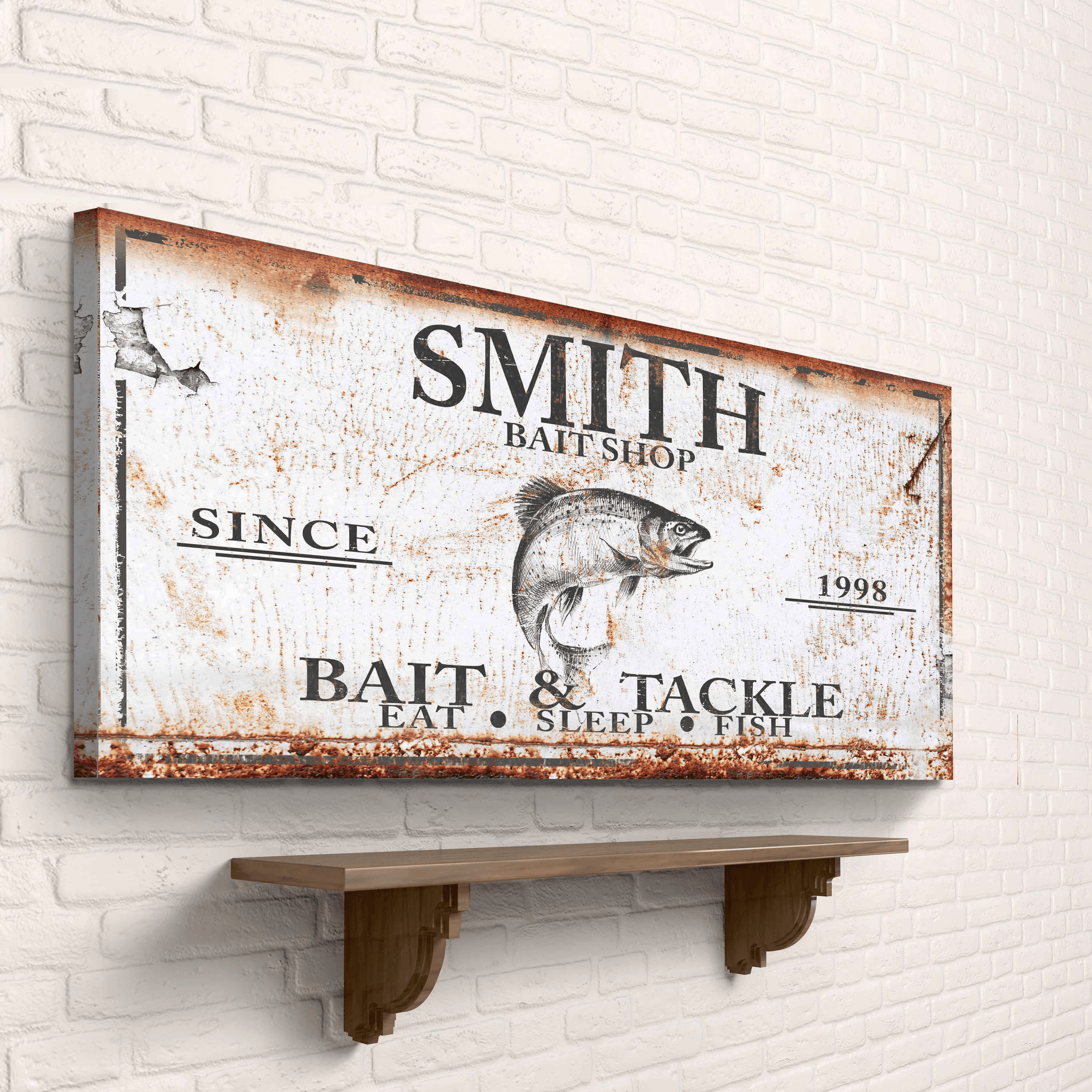 Bait and Tackle Sign - Tailored Canvases - Flyclothing LLC