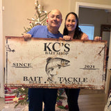 Bait and Tackle Sign - Tailored Canvases - Flyclothing LLC
