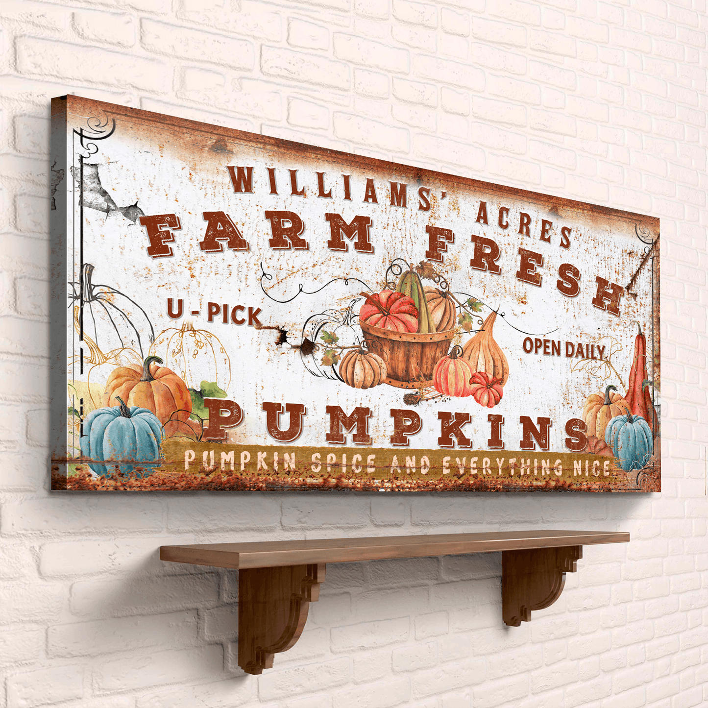 Farm Fresh Pumpkins Sign - Tailored Canvases - Flyclothing LLC