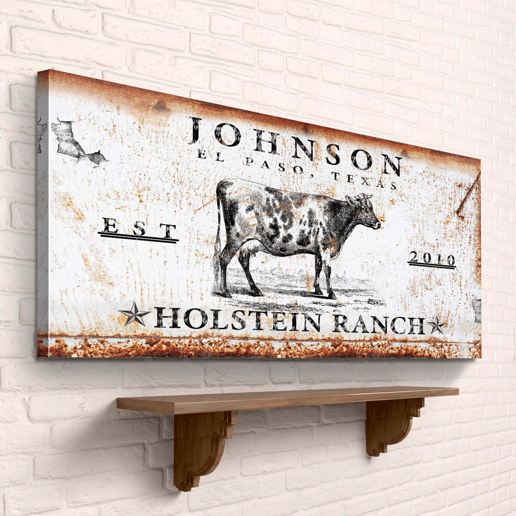 Holstein Ranch Sign - Tailored Canvases - Flyclothing LLC