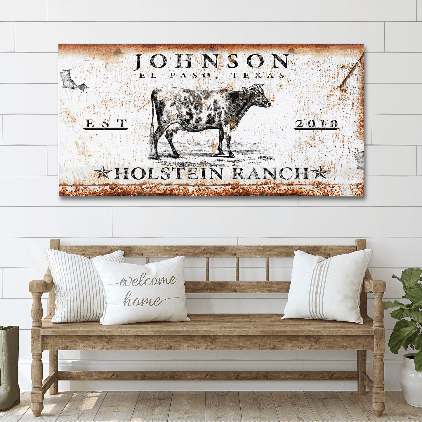 Holstein Ranch Sign - Tailored Canvases - Flyclothing LLC