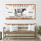 Holstein Ranch Sign - Tailored Canvases - Flyclothing LLC