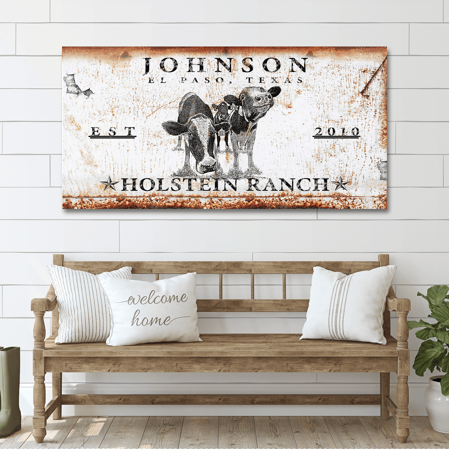 Holstein Ranch Sign - Tailored Canvases - Flyclothing LLC