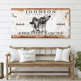 Holstein Ranch Sign - Tailored Canvases - Flyclothing LLC