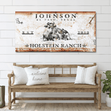 Holstein Ranch Sign - Tailored Canvases - Flyclothing LLC