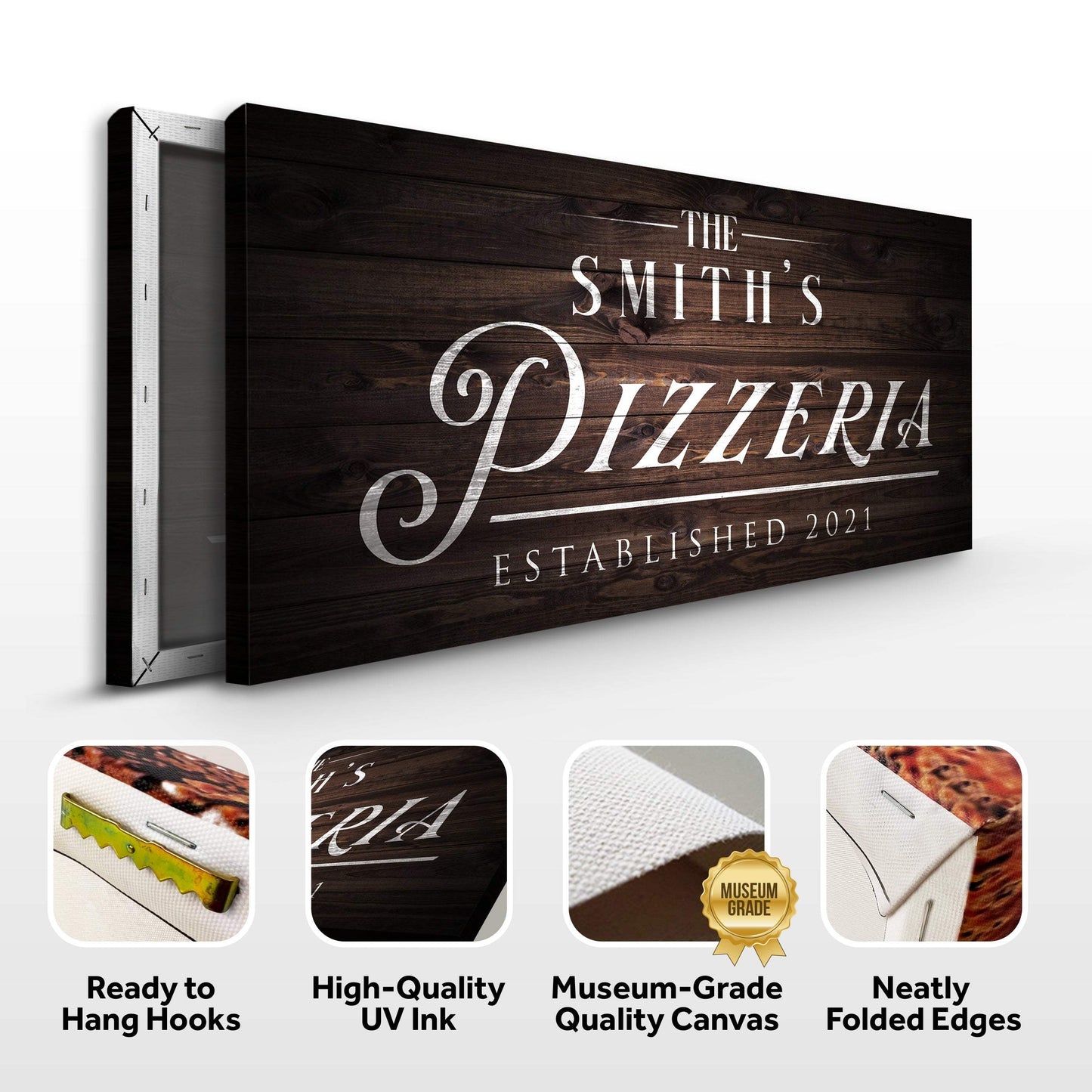 Pizzeria Sign - Tailored Canvases - Flyclothing LLC