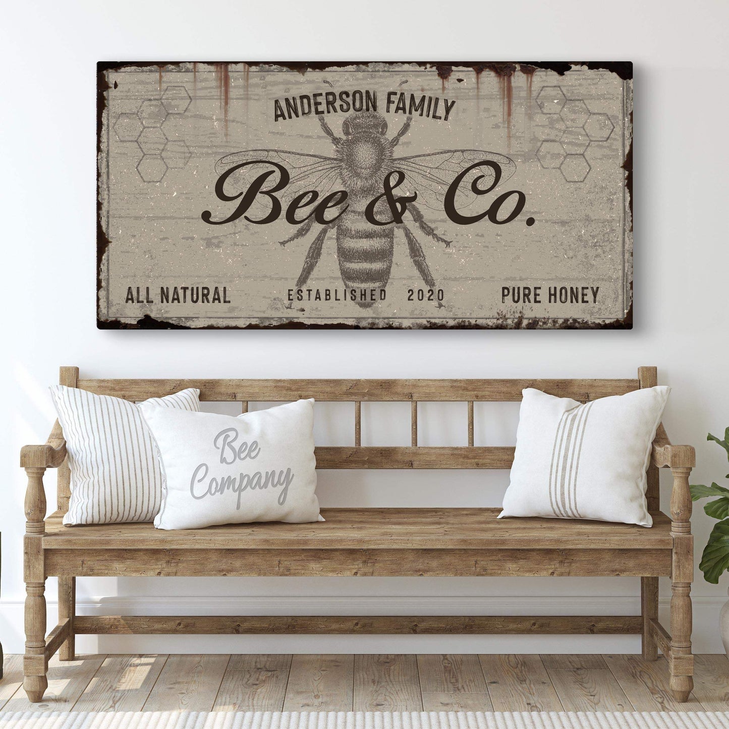 Bee and Co Sign II - Tailored Canvases - Flyclothing LLC